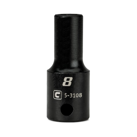 Capri Tools 3/8 in. Drive 8 mm Semi-Deep Impact Socket CP53108